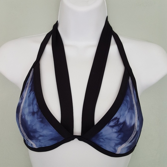VS | PINK Halter Bikini Swim Top Hand Dyed Custom - Picture 1 of 6